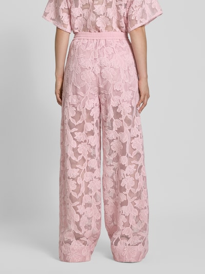 Essentiel Antwerp Loose Fit Weite Hose im semitransparentem Design Modell 'HENIM' Rosa 5