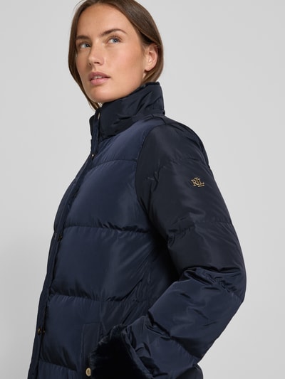 Lauren Ralph Lauren Lange donsjas met capuchon en steekzakken Marineblauw - 3