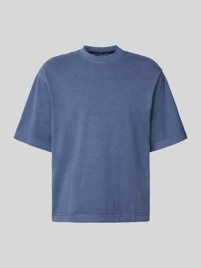 Selected Homme Boxy Fit T-Shirt aus reiner Baumwolle Modell 'CORY' Blau 1