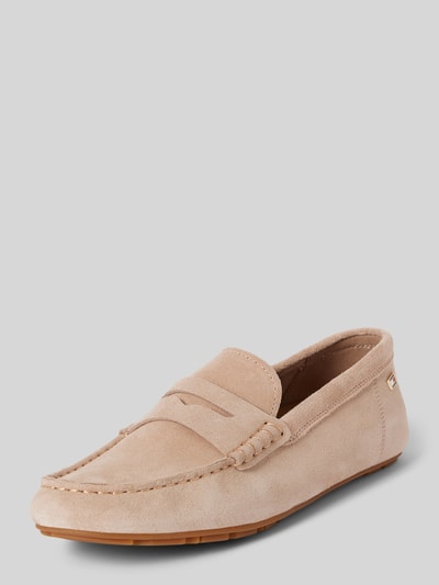 Tommy Hilfiger Slipper aus Wildleder Sand 1