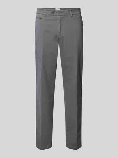 Brax Regular fit chino met achterzakken, model 'Everest' Grafiet - 2