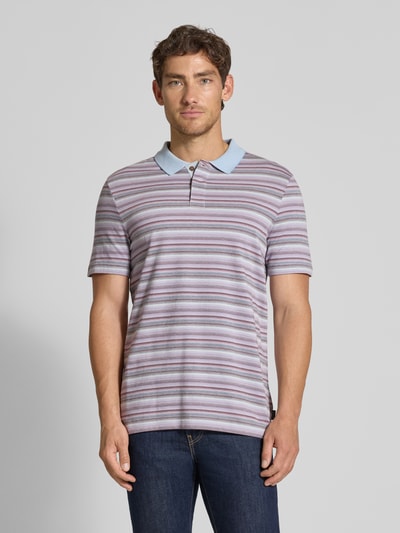 PAUL SMITH Poloshirt mit kurzer Knopfleiste Pink 4