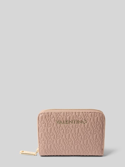 VALENTINO BAGS Portemonnee met logo-applicatie, model 'Falak' Taupe - 1