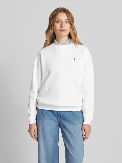 Polo Ralph Lauren Oversized Sweatshirt mit Logo-Stitching Weiss 4