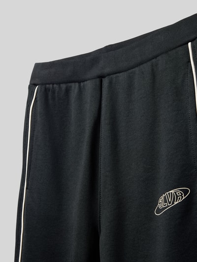 s.Oliver RED LABEL Regular fit sweatbroek met katoen Zwart - 2