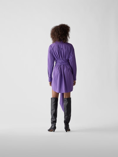 Alexandre Vauthier Blusenkleid mit Schleife Violett 5