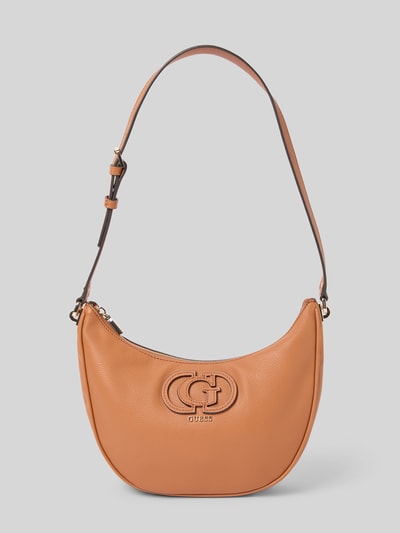 Guess Handtasche mit Label-Detail Modell 'CALEBRA HOBO SHOULDER BAG' Cognac 2