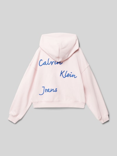 Calvin Klein Jeans Hoodie mit Logo-Print Rosa 3