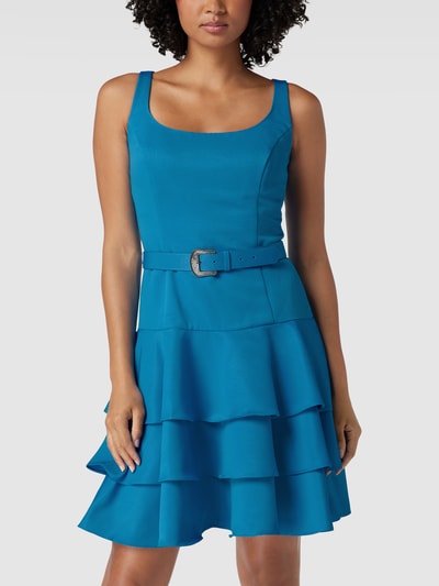 Lauren Dresses Knielanges Cocktailkleid in Stufen-Optik Modell 'Ailanny' Royal 4