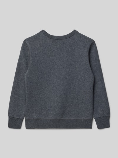 Polo Ralph Lauren Kids Regular fit sweatshirt met logoprint Antraciet gemêleerd - 3