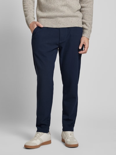 MCNEAL Tapered fit broek met tunnelkoord Marineblauw - 4