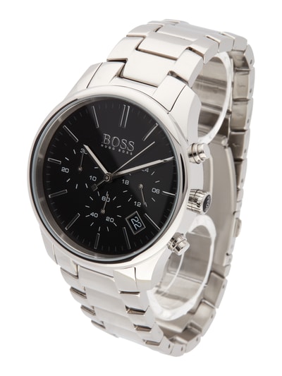 BOSS Chronograph aus Edelstahl Silber 3