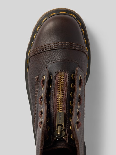 Dr. Martens Boots aus Leder mit Reißverschluss Modell 'Sinclair' Dunkelbraun 3