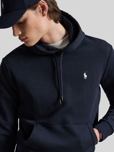 Polo Ralph Lauren bluza z kapturem o kroju regular fit z mieszanki bawełny Granatowy 3