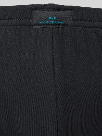 Götzburg Wäsche Slip mit Label-Detail BLACK 2