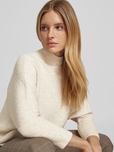 Someday Gebreide pullover met turtleneck, model 'Tiola' Ecru - 3