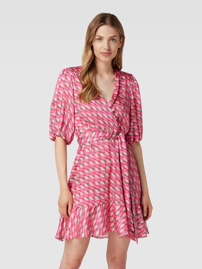 Liu Jo Black Cocktailkleid in Wickel-Optik Modell 'ABITO' Pink 4