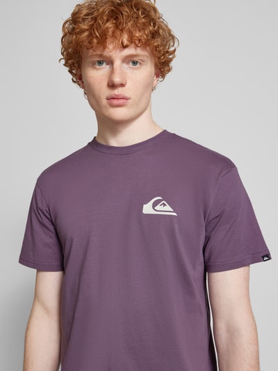 Quiksilver T-Shirt mit Label-Print Violett 3