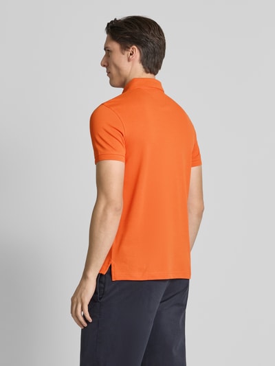 Tommy Hilfiger Slim Fit Poloshirt mit Logo-Stitching Modell '1985' Orange 5