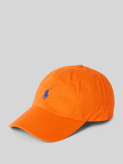 Polo Ralph Lauren Czapka z daszkiem z wyhaftowanym logo Pomarańczowy 1