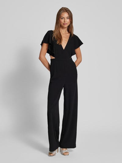 Jake*s Cocktail Jumpsuit mit Taillenband und Cut Outs Black 4