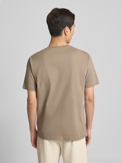 Marc O'Polo Regular Fit T-Shirt aus reiner Baumwolle Beige 5