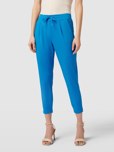 ICHI Stoffen broek met steekzakken Blauw - 4