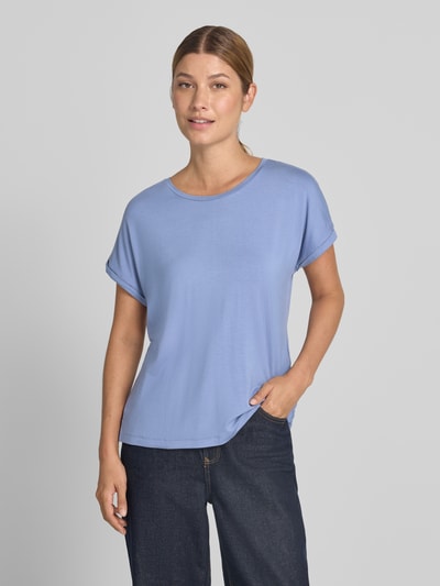 Christian Berg Woman T-Shirt aus Viskose-Mix mit Rundhalsausschnitt Jeansblau 4