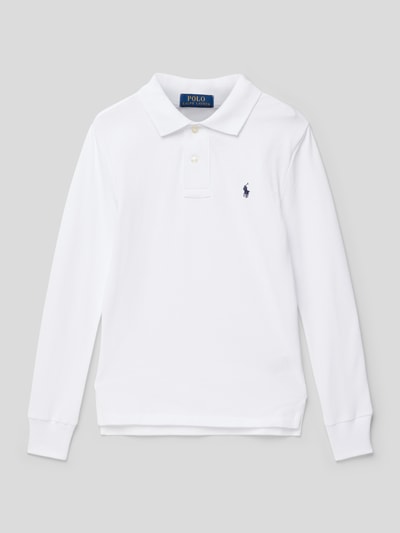 Polo Ralph Lauren Teens Poloshirt met lange mouwen Wit - 1
