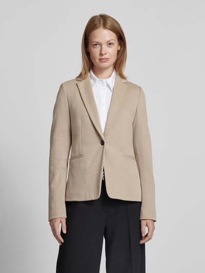 Jake*s Collection Blazer met reverskraag Lichtbruin - 4