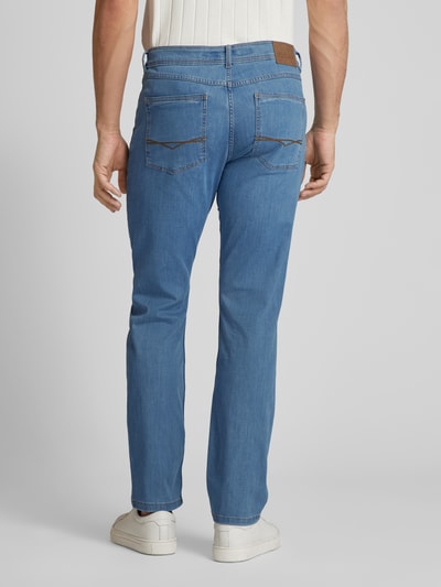 Christian Berg Men Regular fit jeans in 5-pocketmodel Lichtblauw gemêleerd - 5