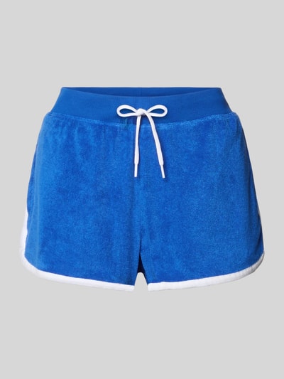 Produktfoto, Regular Fit Sweatshorts aus Baumwoll-Mix von Polo Ralph Lauren in Two-Tone-Optik, Logo-Stitching, Frottee, Farbe Blau