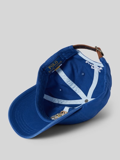 Polo Ralph Lauren Baseballpet met motiefstitching Koningsblauw - 2