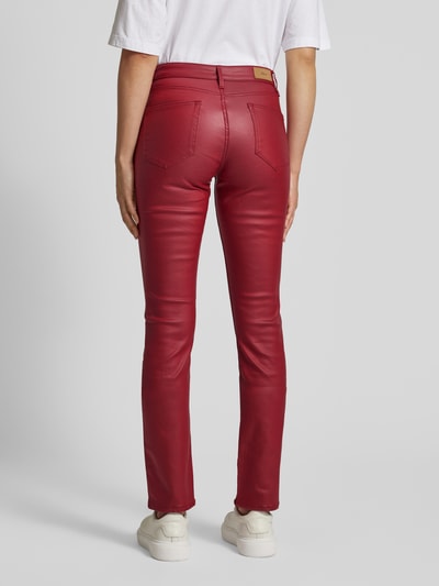 s.Oliver RED LABEL Slim Fit Slim Leg Jeans mit Baumwolle Modell 'BETSY' Rot 5