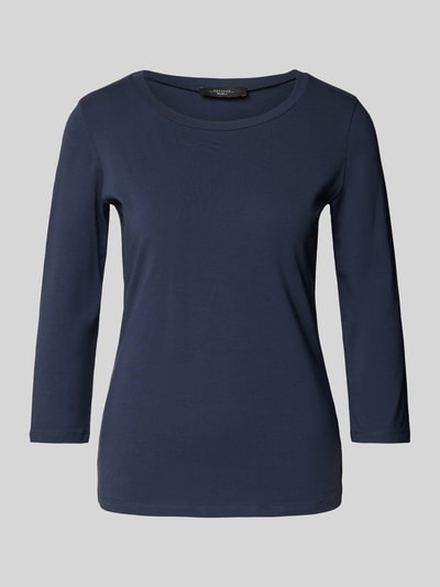 Weekend Max Mara Longsleeve mit Rundhalsausschnitt Modell 'MULTIA' Marine 2