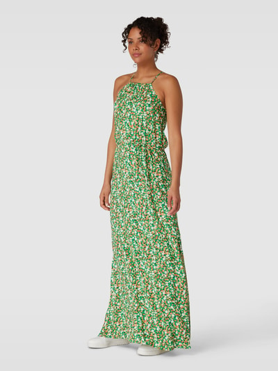 Tom Tailor Denim Sukienka koszulowa ze wzorem na całej powierzchni model ‘LINE’ Zielony 1