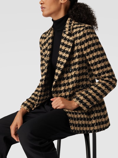 Joseph Janard Blazer mit Allover-Muster Camel 3