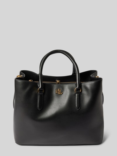 Lauren Ralph Lauren Handtasche mit Label-Applikation Modell 'MARCY' Black 2