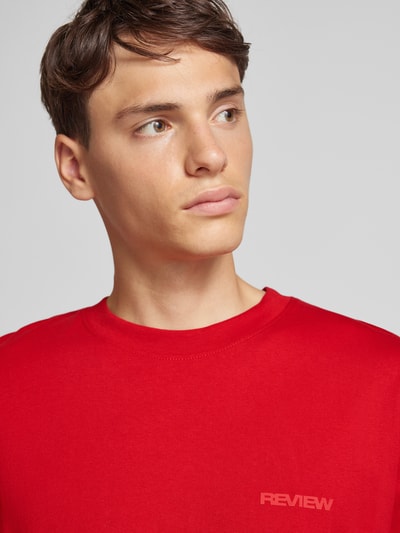 REVIEW Essentials oversized T-shirt  Rood - 3