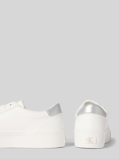 Calvin Klein Jeans Sneaker mit Label-Print Weiss 2
