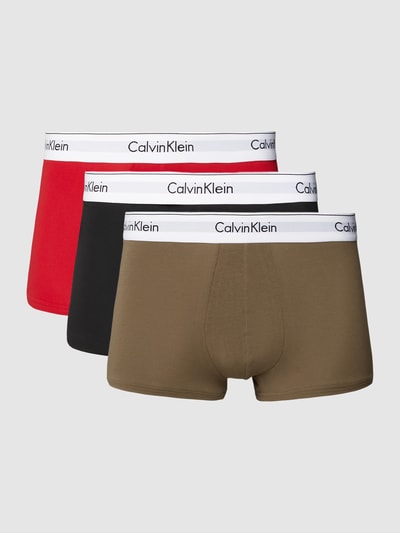 Calvin Klein Underwear Trunks mit elastischem Logo-Bund im 3er-Pack Pink 1