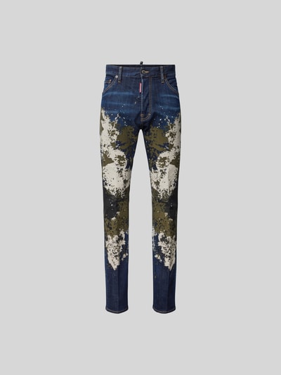 Dsquared2 Slim Fit Jeans mit Label-Detail Marine 2