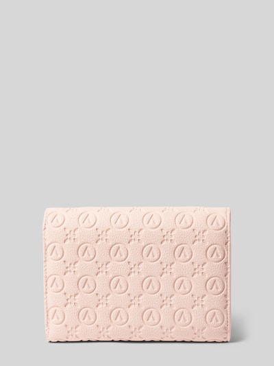 VALENTINO BAGS Portemonnee met all-over reliëflogo, model 'Samba' Roze - 2