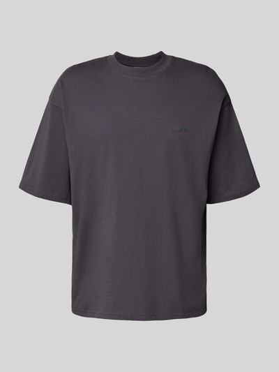 REVIEW Oversized T-Shirt mit Bio-Baumwoll-Anteil Anthrazit 2