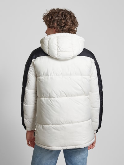 REVIEW Steppjacke mit Kapuze Offwhite 5