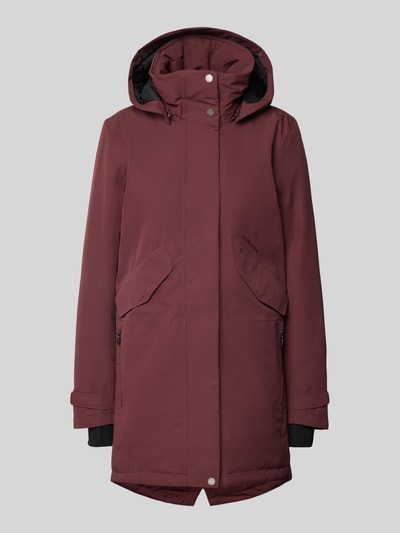 Didriksons Parka met ritszakken, model 'INDRA' Bordeaux - 2