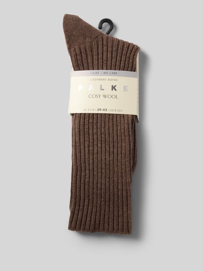 Falke Socken mit Kaschmir-Anteil Modell 'COSY' Beige Melange 3