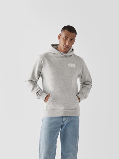 Billionaire Boys Club Hoodie mit Brand-Schriftzug Hellgrau meliert 4