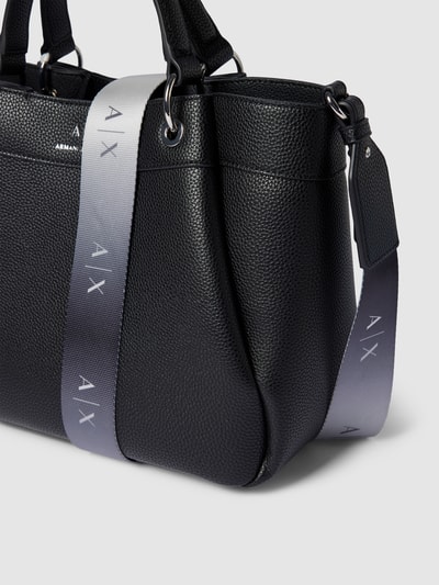 Armani Exchange Torebka z detalem z logo model ‘WAVE’ Czarny 3