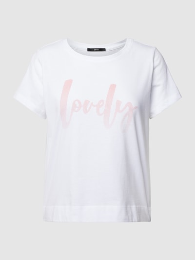 Zero T-Shirt mit Statement-Print Weiss 2